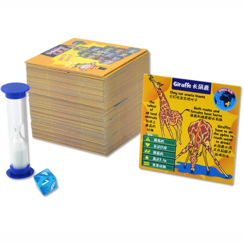 BroinBox: Животные Настольная Игра Смешно Карт Игры Английское Издание Для Детей