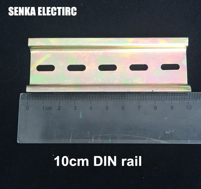 

10pcs/lot 10cm 35mm normal din rail for circuit breaker, contactor,meter...