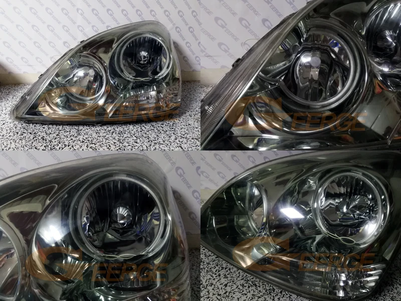 Для Toyota Celsior 2001 2002 2003 фары отличное Ультра яркое освещение CCFL ангельские глазки комплект Halo Кольцо