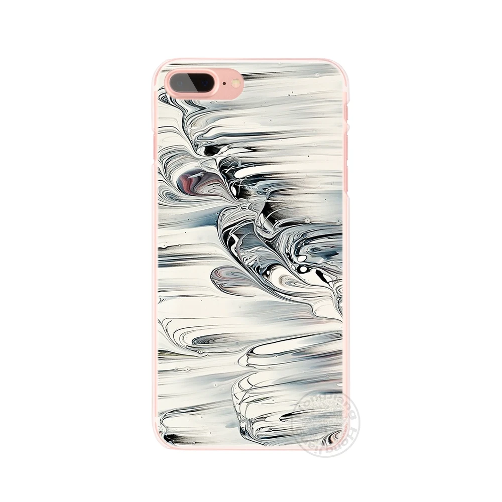 HAMEINUO чехол для сотового телефона с мраморным рисунком iphone 6 4 4s 5 5s SE 5c 6s 7 8 plus X |