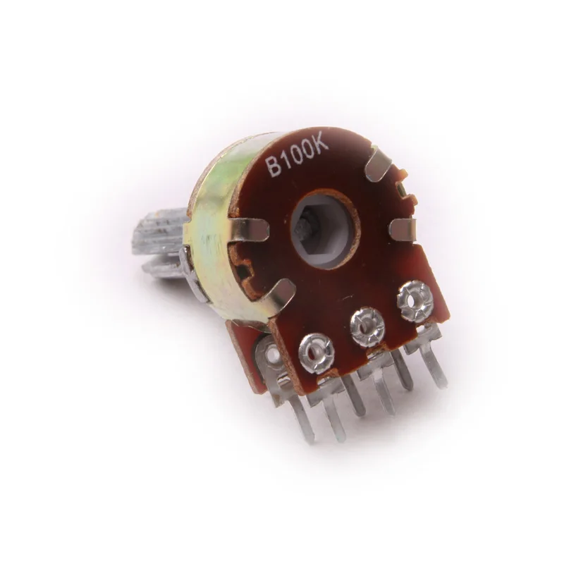 Glyduino WH148 B100K двойное соединение 6-контактный линейный потенциометр горшок одно