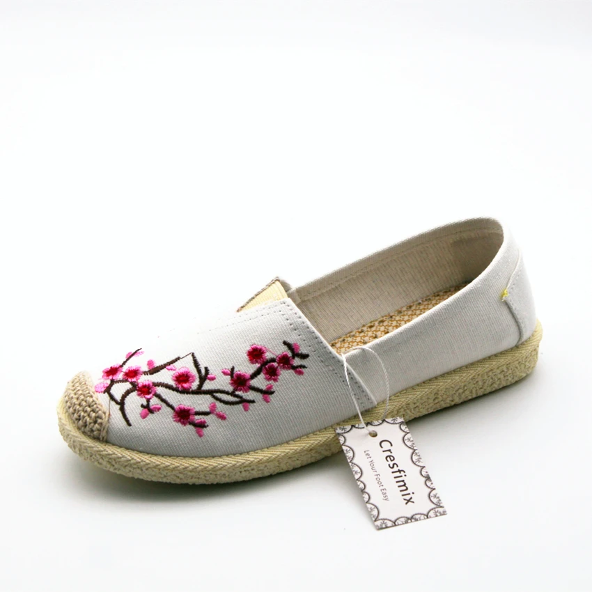 Cresfimix zapatos de mujer женская модная обувь на плоской подошве с круглым носком сезон
