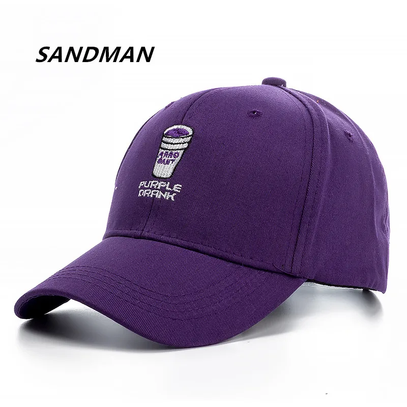 SANDMAN бренд фиолетовый выпил Snapback кепка хлопок Бейсболка для мужчин женщин