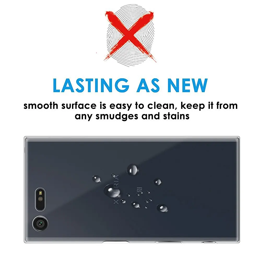 Гель тонкий чехол для sony Xperia XZ4 XZ3 XZ2 XZ1 L2 L1 XA3 XA2 XA1 ультра XR XZ компактный премиум мини