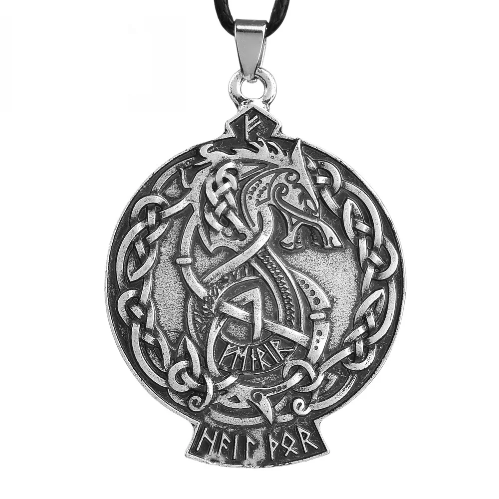 1 шт. ожерелье Викинг wolf Dragon Pendnat с узлом|celtic knot|viking wolfknot celtic |