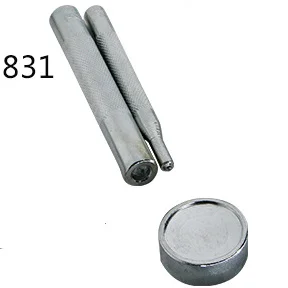 150 компл./лот 4 часть пуговицы#333 8/10/12 мм, белые пресноводные жемчужины привязная Кнопка крепления никель цвет FP-020 - Цвет: 12mm hand press tool