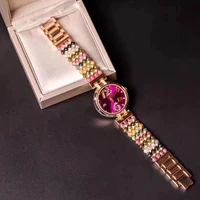natural tourmaline stone bracelet 33mm watch diy jewelry for woman for summer wholesale
