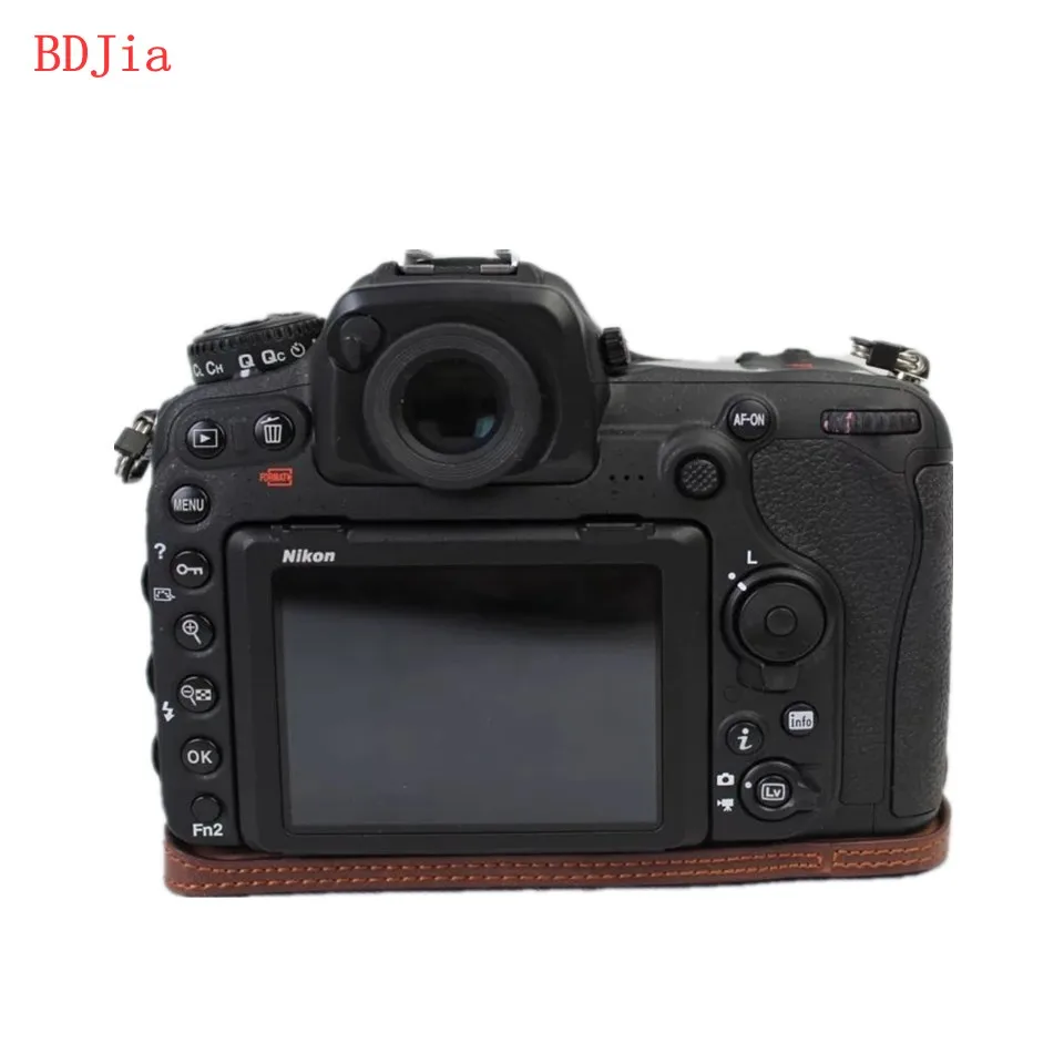 Новейший чехол для камеры Nikon D500 из искусственной кожи с отделением аккумулятора