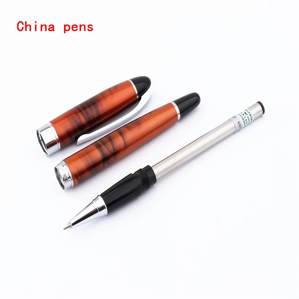 Baoer 517 Magic orange и черный Цвет Бизнес офис Средний перо Ручка-роллер