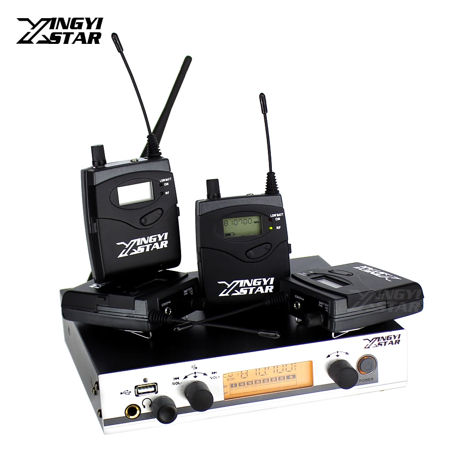 

SR300 IEM G3 UHF беспроводные наушники-вкладыши монитор система мониторинга четыре Beltpack приемник и передатчик мониторы в наушниках