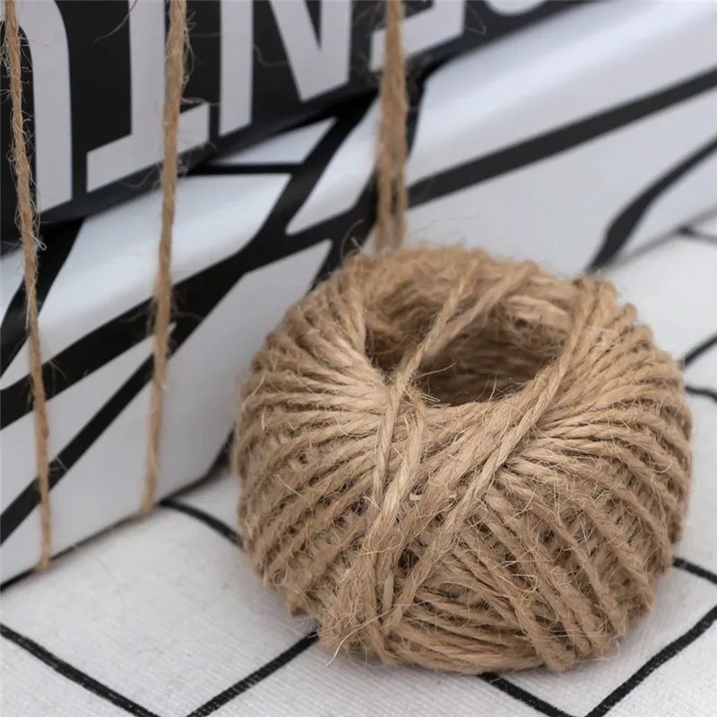 Плетеная веревка 30 м/рулон бирка из натуральной конопляной веревки сделай сам