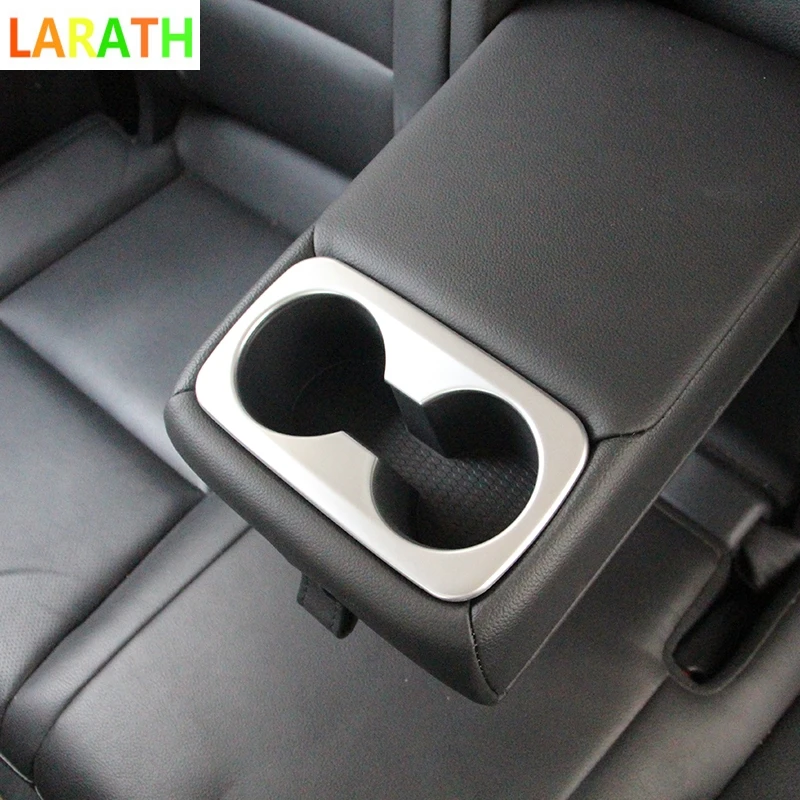 For Hyundai Tucson 2015-2018 Car Rear Water Cup Holder Panel Frame Trim Car-covers Styling ABS/ Stainless Steel Accessories | Автомобили и