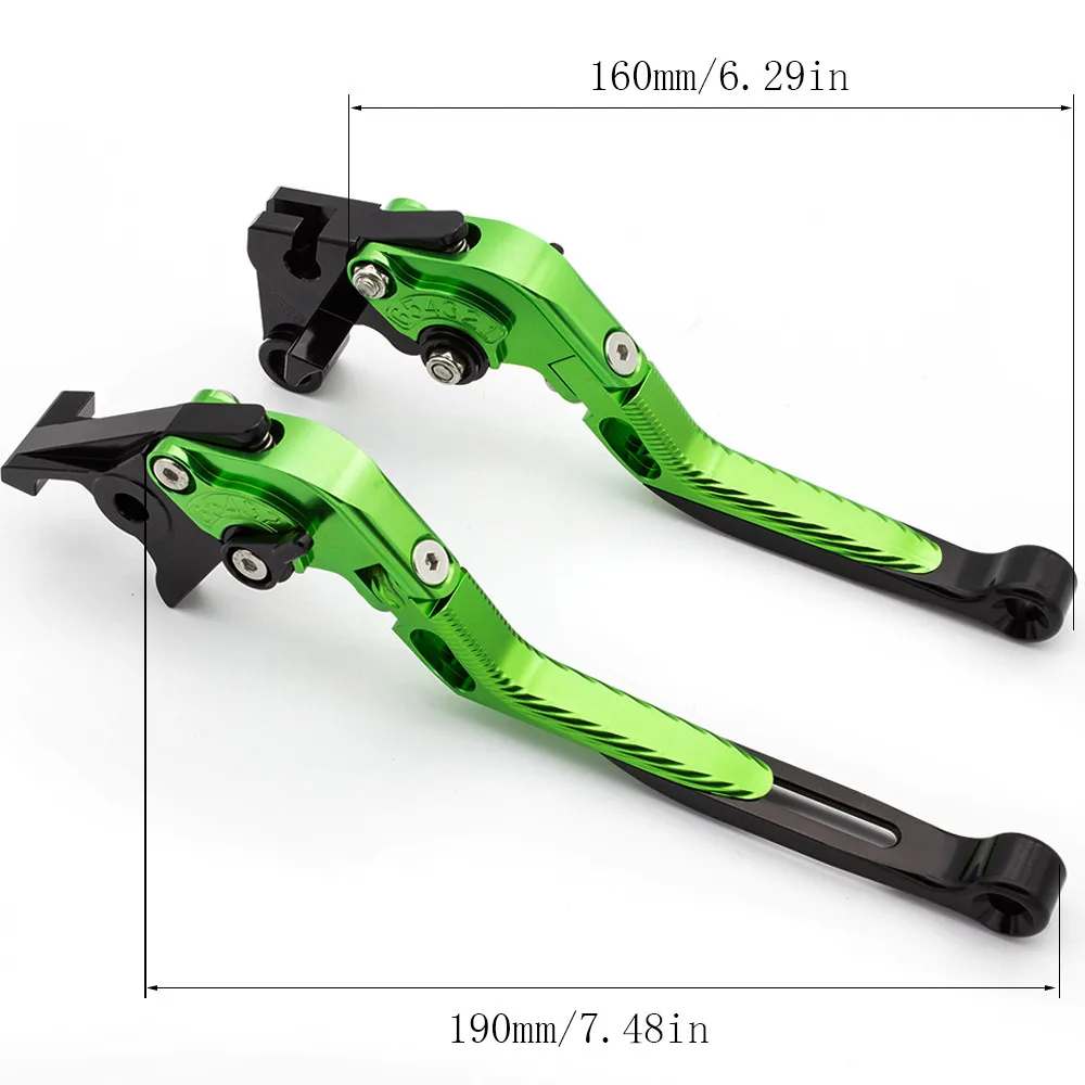 3D Складная Выдвижная мотоцикла тормозной рычаг сцепления для Kawasaki Ninja 650R ER6F ER 6N ER6N