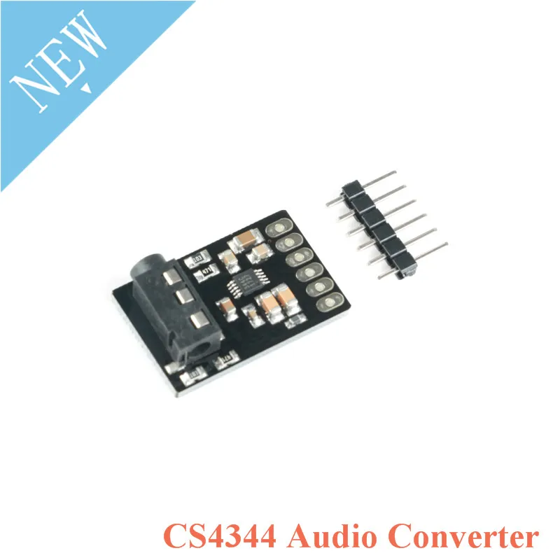 CS4344 D/A Цифровой в аналоговый стерео аудио конвертер Модуль с линейным аналоговым