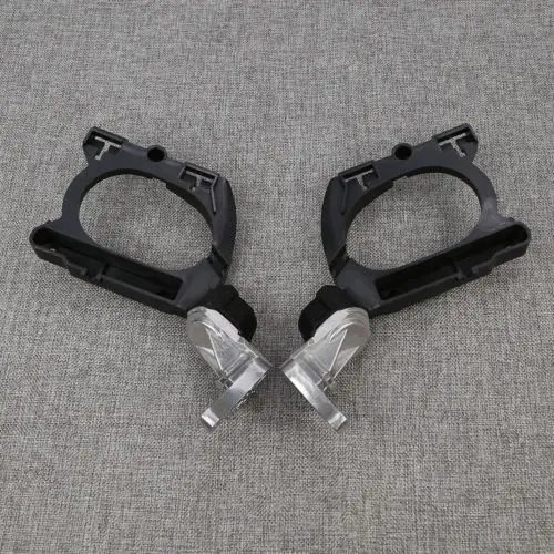 1 пара черных крепежных кронштейнов с зеркальной основой для Honda Glodwing GL1800 2001