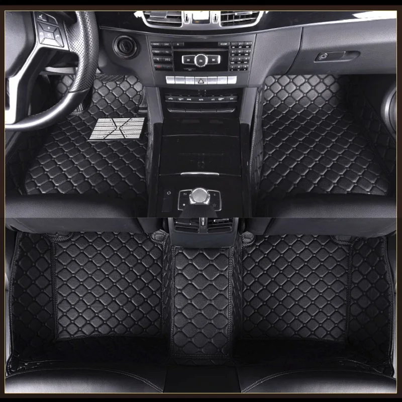 Car Floor Mat For RHD/LHD Mercedes Benz E class W110 W114 W115 W123 W124 W210 W211 W212 AMG E43 E53 E63 Coupe Styling Carpet | Автомобили - Фото №1