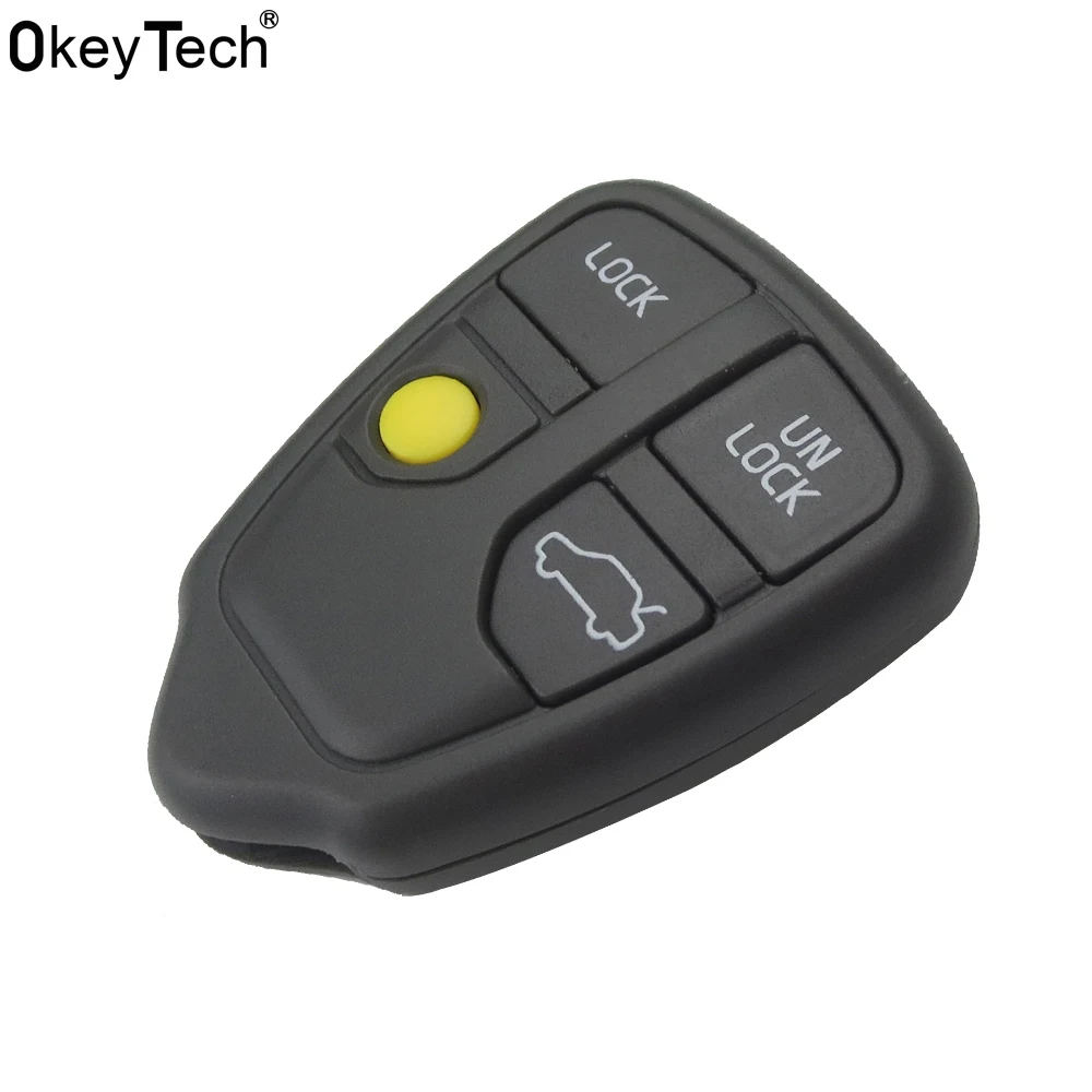 Сменный Чехол для автомобильного ключа OkeyTech с 4 кнопками чехол VOLVO XC70 XC90 S40 S60 S70 S80