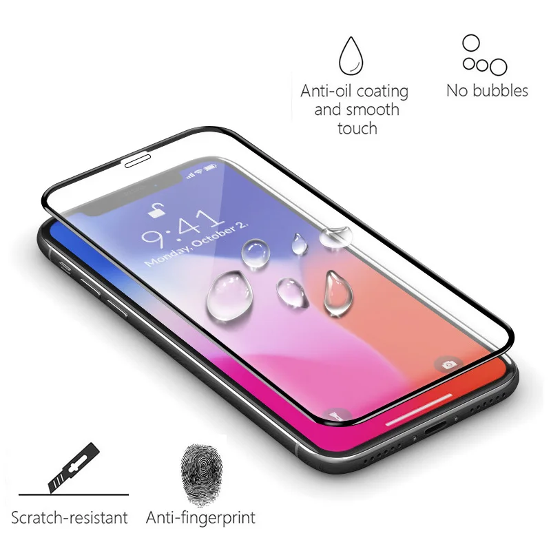 Изогнутое закаленное 3d стекло JONSNOW для iPhone 11 Защита экрана Pro 9H защитная пленка X XR