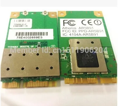 

Atheros AR5009 AR9281 AR5B91 Mini pci Express Wireless Wlan WIFI Karte Card