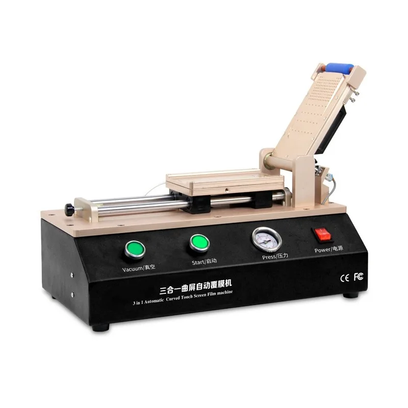 LY 973 V.3 TBK 7 Inches Semi-Auto Vacuum OCA film laminator 220V/110V with 5 moulds universal S6 S6+ S7 S8/S8+ Edge | Инструменты