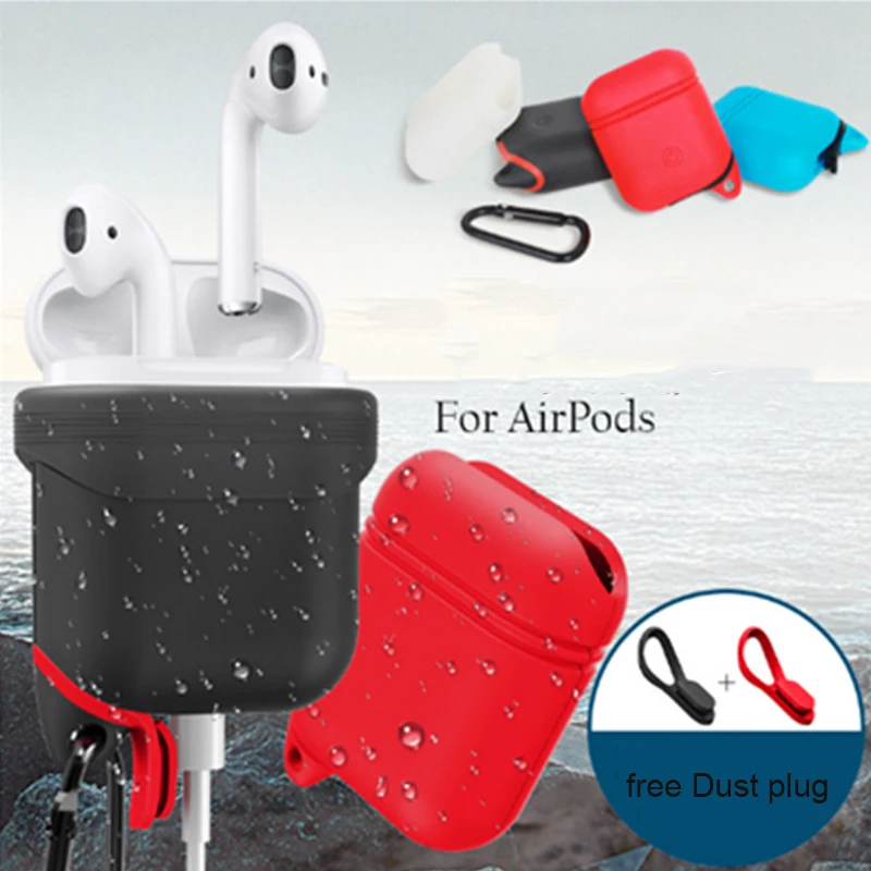 Для Apple airpods чехол мягкий силиконовый защитный для наушников AirPods сумка Air стручки
