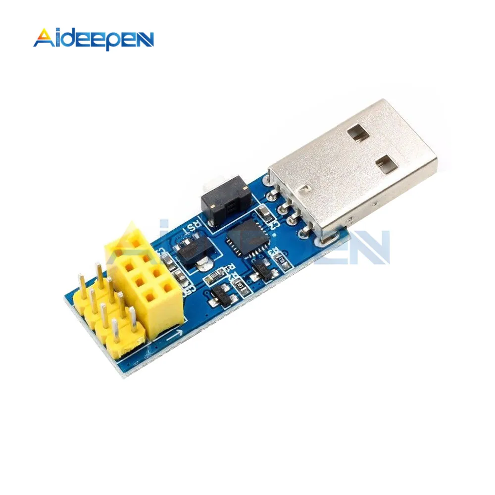 

CP2104 ESP8266 ESP-01 ESP-01S Usb to WIFI Wireless Downloader Module Adapter Plate USB Interface Board