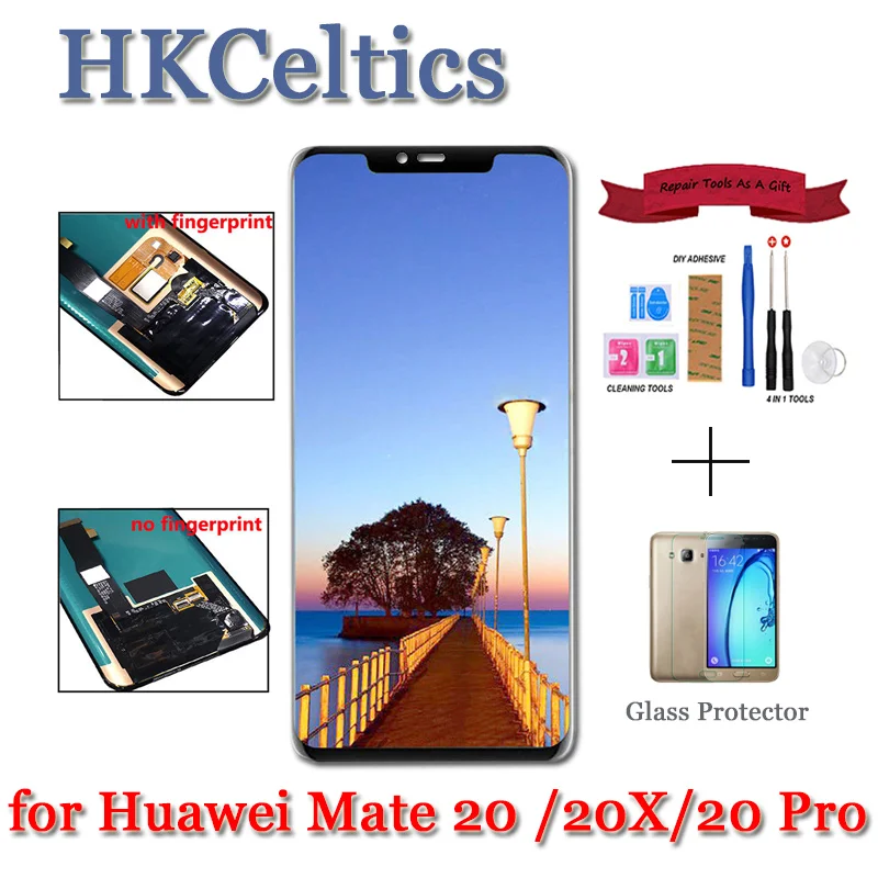 Для Huawei mate 20 pro ЖК дисплей + сенсорный экран дигитайзер сборка Замена для HUAWEI X HMA AL00