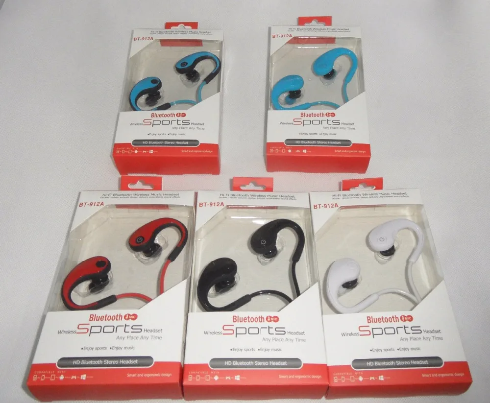 Bluetooth гарнитура BT 912A с защитой от пота|music headset|sport wirelessbluetooth sport |