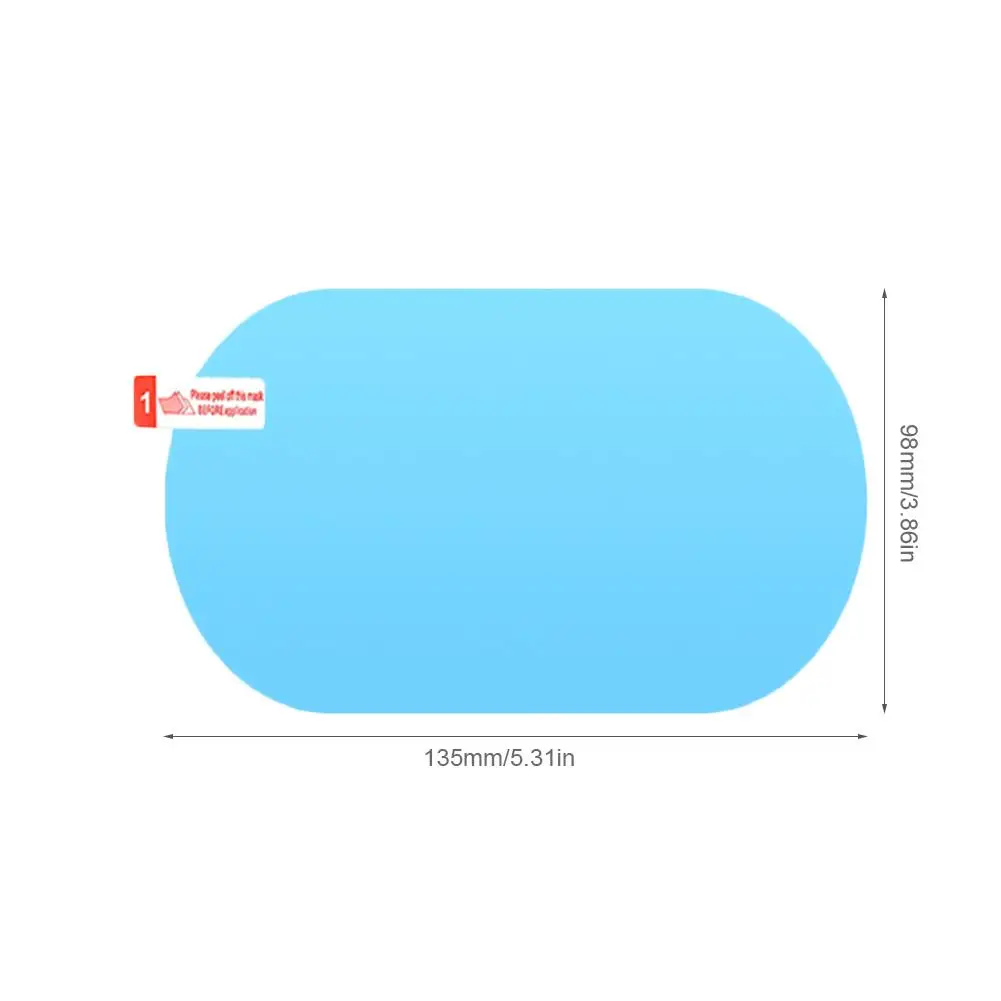 2 шт. Автомобильное зеркало заднего вида водонепроницаемая пленка водостойкая