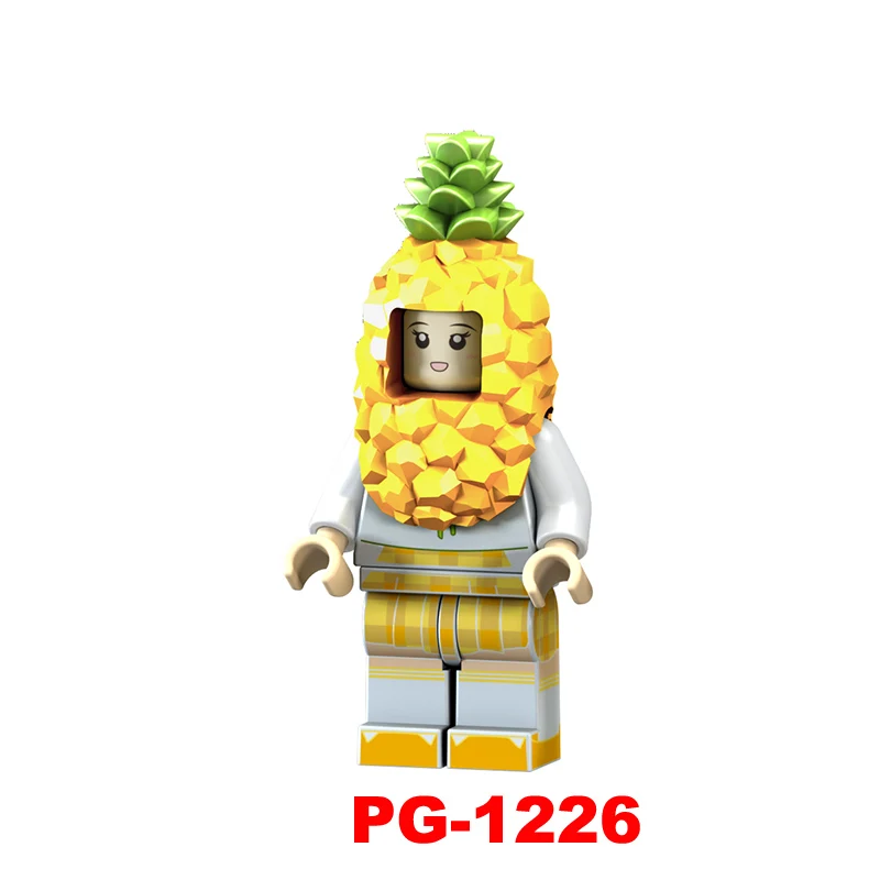 Оригинальные строительные блоки могут перемещать пиццу семена фруктов и овощей