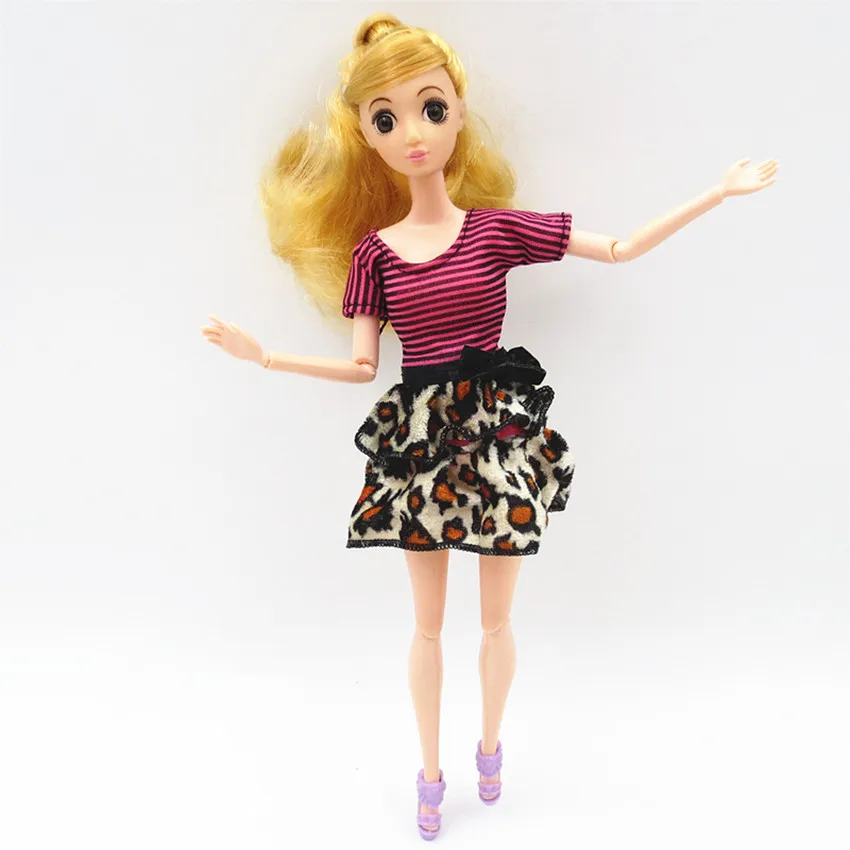 5 шт. Красивая вечерние для кукол ручной работы модное платье Барби благородная