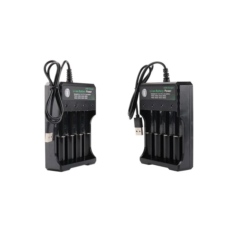 3,7 V 18650 зарядное устройство литий-ионный аккумулятор USB независимая зарядка портативная электронная сигарета 18350 16340 14500 зарядное устройство
