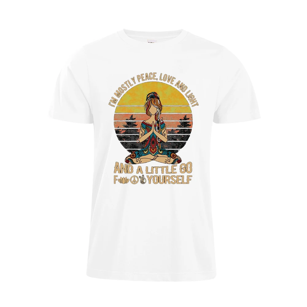 Татуировка Для женщин футболка для малыша надпись I'm в основном Peace Love и