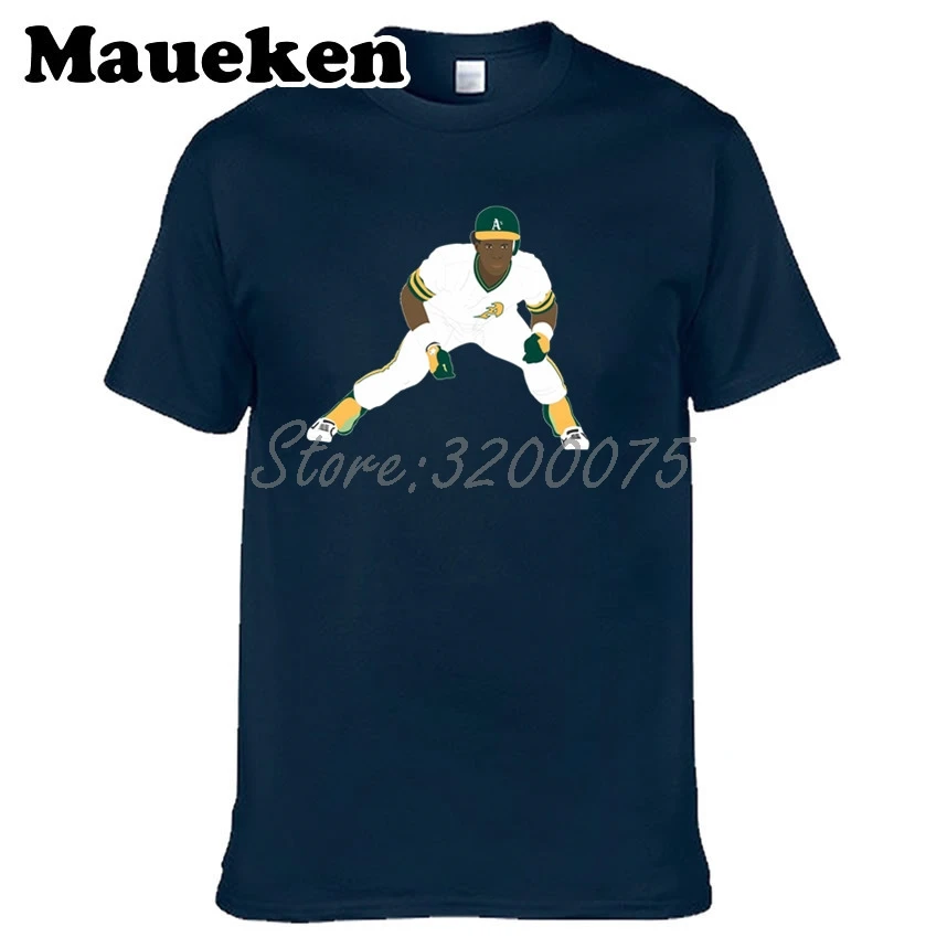 Мужская футболка Oakland 35 Rickey Henderson одежда для любителей легкой атлетики подарок с