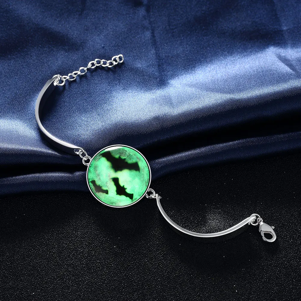 Хэллоуин флуоресцентные зеленые pulsera bransoletki boheme смешивания homme человек