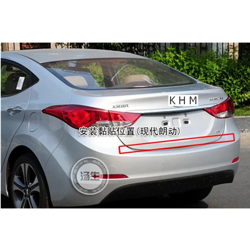 Накладка на заднюю крышку багажника из нержавеющей стали для Hyundai Elantra 2012|trim