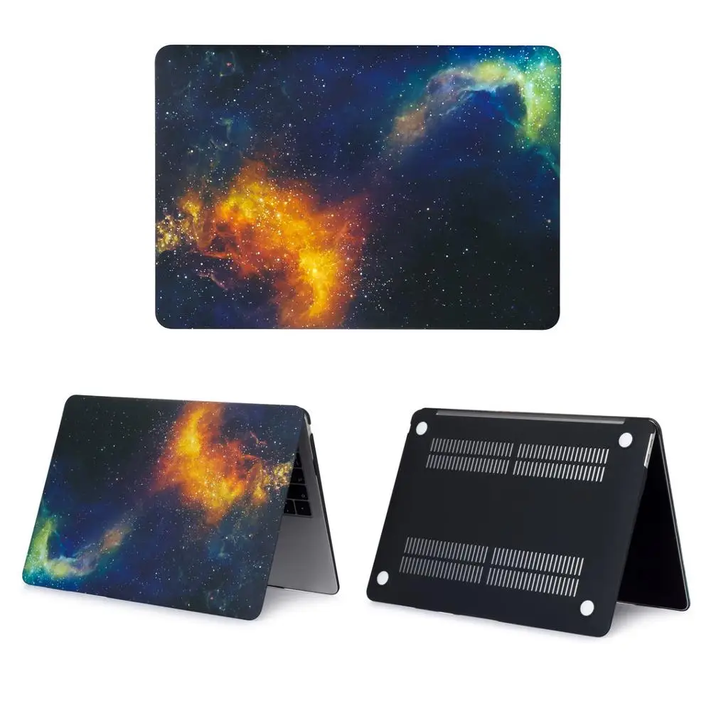 Чехол HQ с цветной печатью для Apple Macbook Air Pro retina 11 12 13 15, A1932, New Air Pro 13,3 15,4 дюйма с сенсорной панелью - Цвет: Starry sky 2