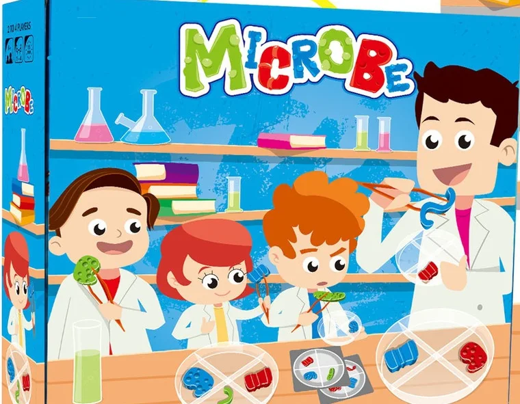 Настольная игра микробная биология игрушка для рабочего стола Science hands-on ability microbe