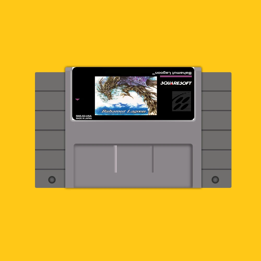 Save File 46 Pin 16 Bit NTSC игровой Картридж-Bahamut Lagoon | Электроника