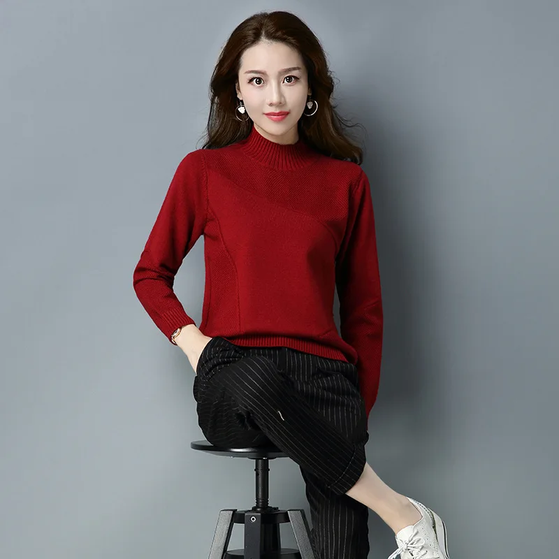 Новинка женский свитер Осень-зима модный Женский Повседневный трикотажный