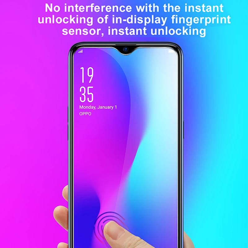 Baseus 2 шт протектор экрана для OPPO R17 0,23 мм Ультратонкий Закаленное стекло Защитная стеклянная пленка для OPPO R 17 передняя