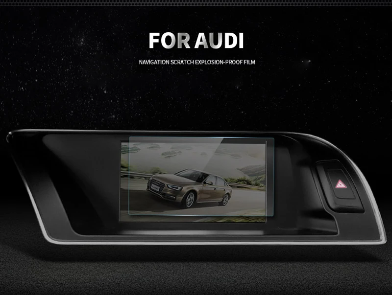 Автомобильная GPS навигация закаленная Защитная пленка для экрана Audi A4 A5 2008-2016/Q3