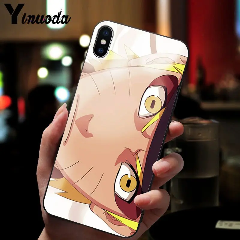 Yinuoda Аниме Наруто One Piece Dragon Ball Pattern TPU мягкий чехол для мобильного телефона iPhone 5 5Sx 6