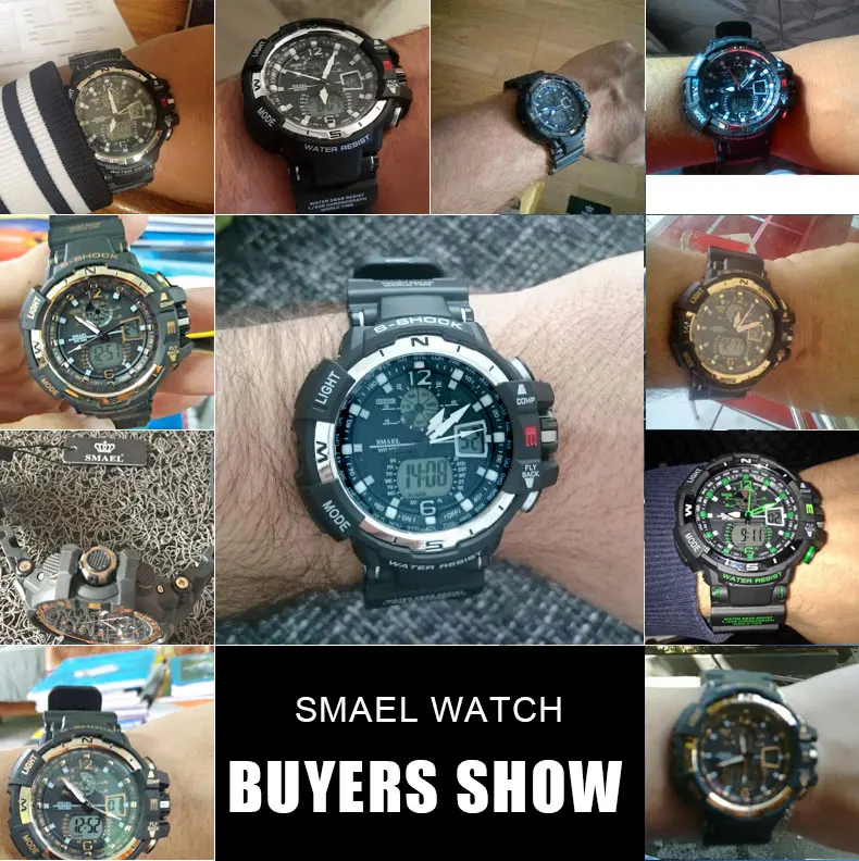 Повседневные мужские часы, водонепроницаемые, montre homme, мужские наручные часы, светодиодный, цифровые часы, мужские часы, светодиодный, reloj hombre, 1376, большие спортивные часы