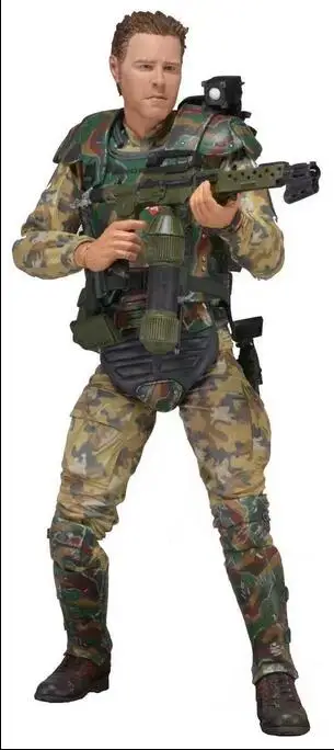 NECA ALIEN Xenomorph Warrior Sergeant Craig Windrix ПВХ фигурка Коллекционная модель игрушки 19 см