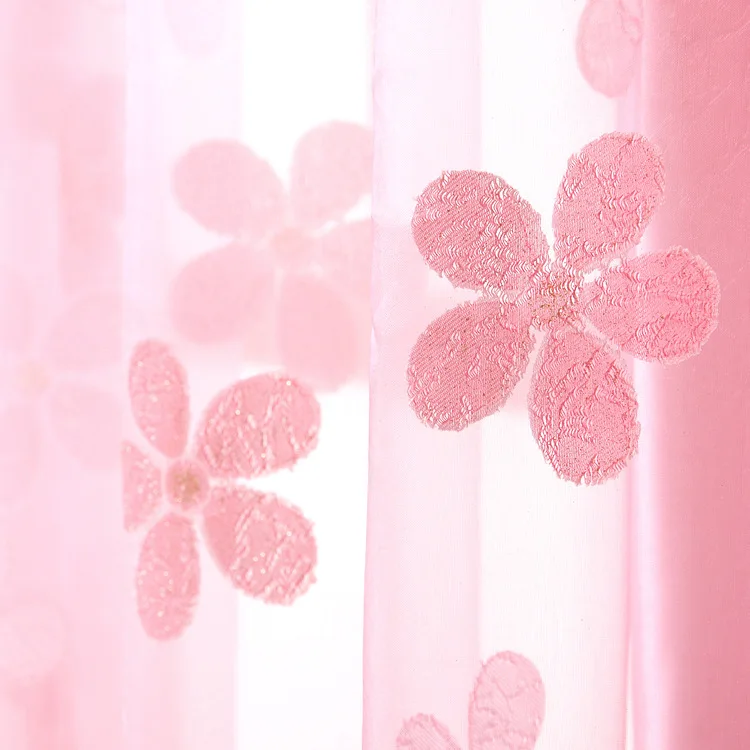 Оптовая продажа! Шторы s Роскошные готовые зеленый/розовый для отеля вышитый тюль