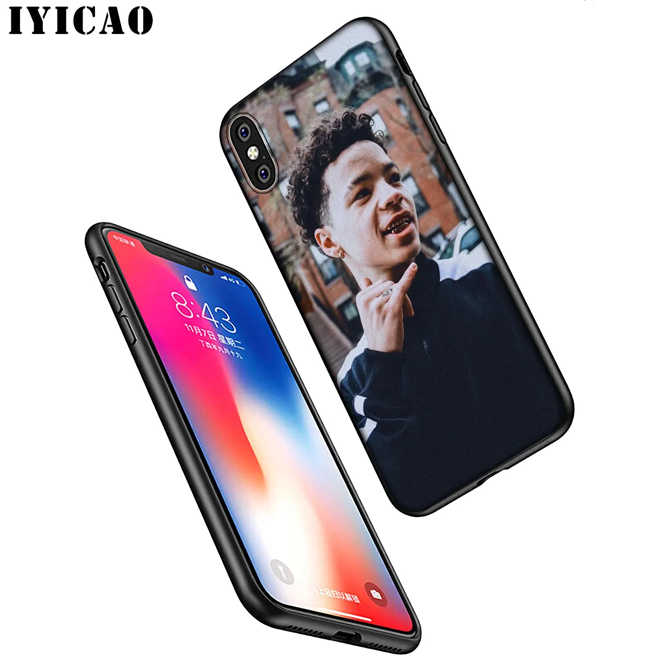 IYICAO Lil Mosey Мягкий силиконовый чехол для телефона iPhone XR X XS 11 Pro Max 6 6S 7 8 Plus 5 5S SE 10