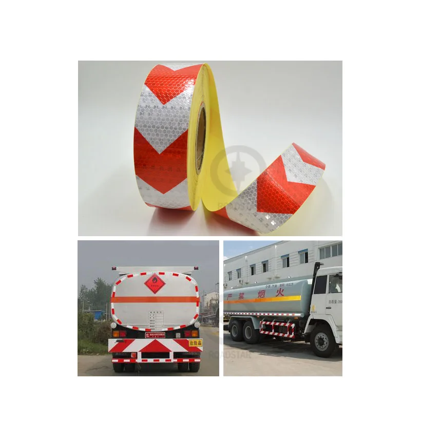 Светящаяся квадратная самоклеящаяся светоотражающая фотолента Roadstar 5 см x 10 м с