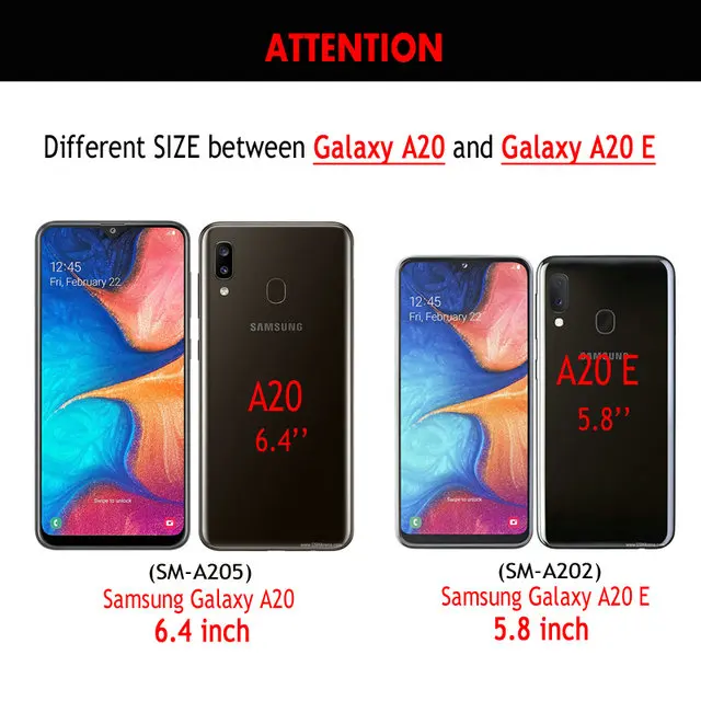 Чехол для samsung A20E, чехол для samsung A20, чехол с 3D принтом из искусственной кожи, кошелек 360, Защита для samsung Galaxy A20 E, чехол-книжка, броня
