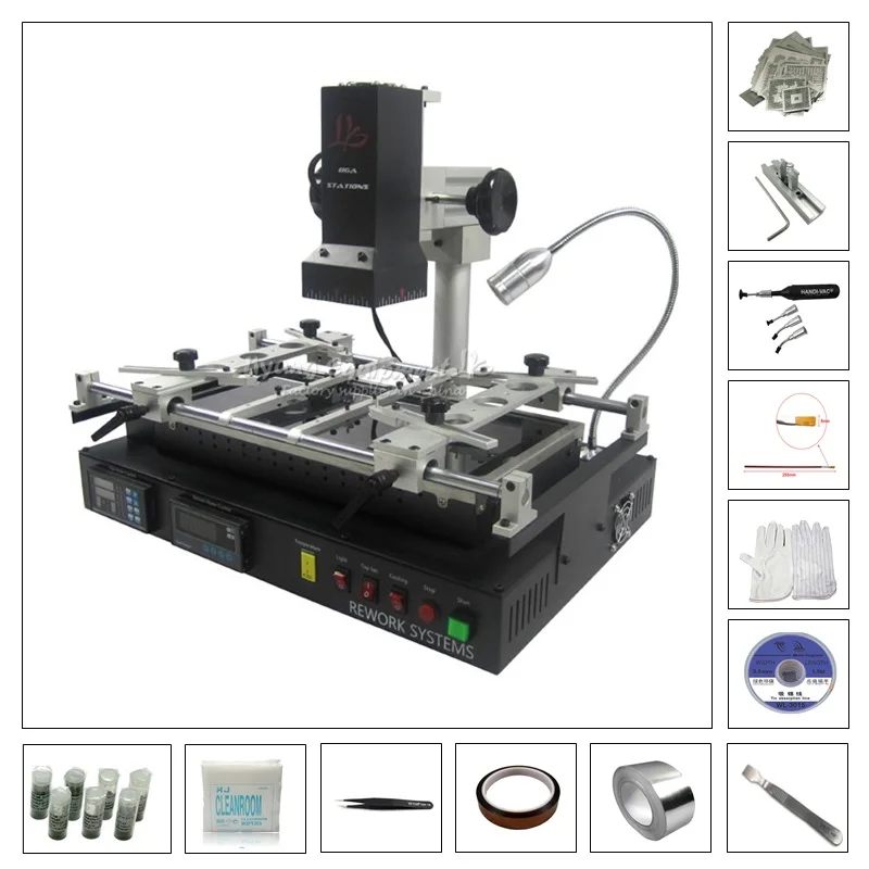 LY IR8500 IR BGA паяльная станция Reballing Kit ремонтная машина 810 шт. набор трафаретов для